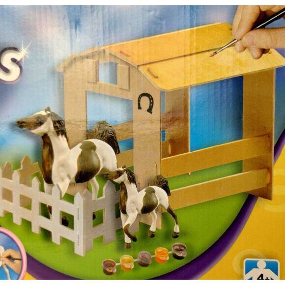 AMAV Horses and Stable Painting Set - BX3213M1 - Picture 4 of 4